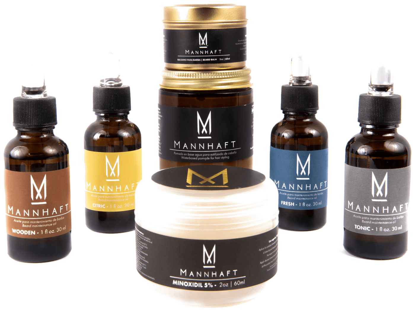 Mannhaft — beard oils, balm, pomade & minoxidil